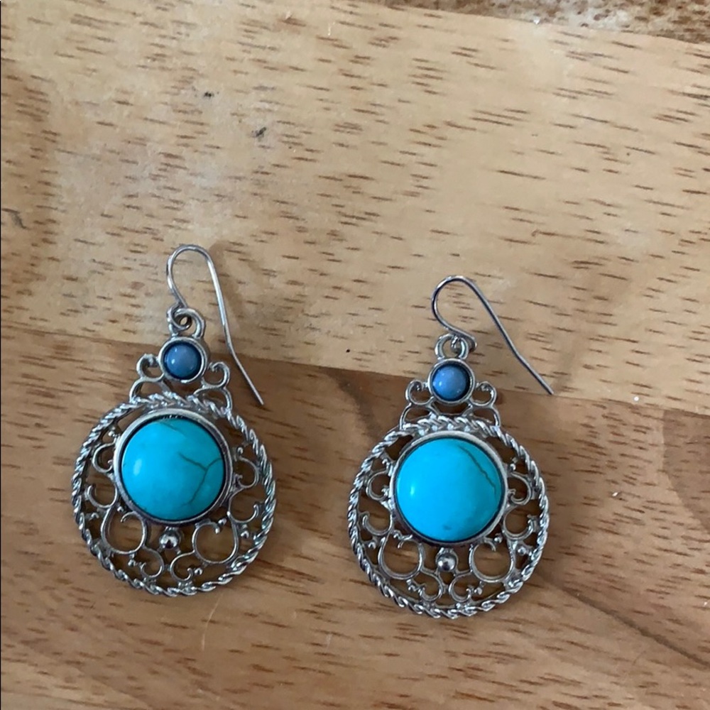 Blue earrings